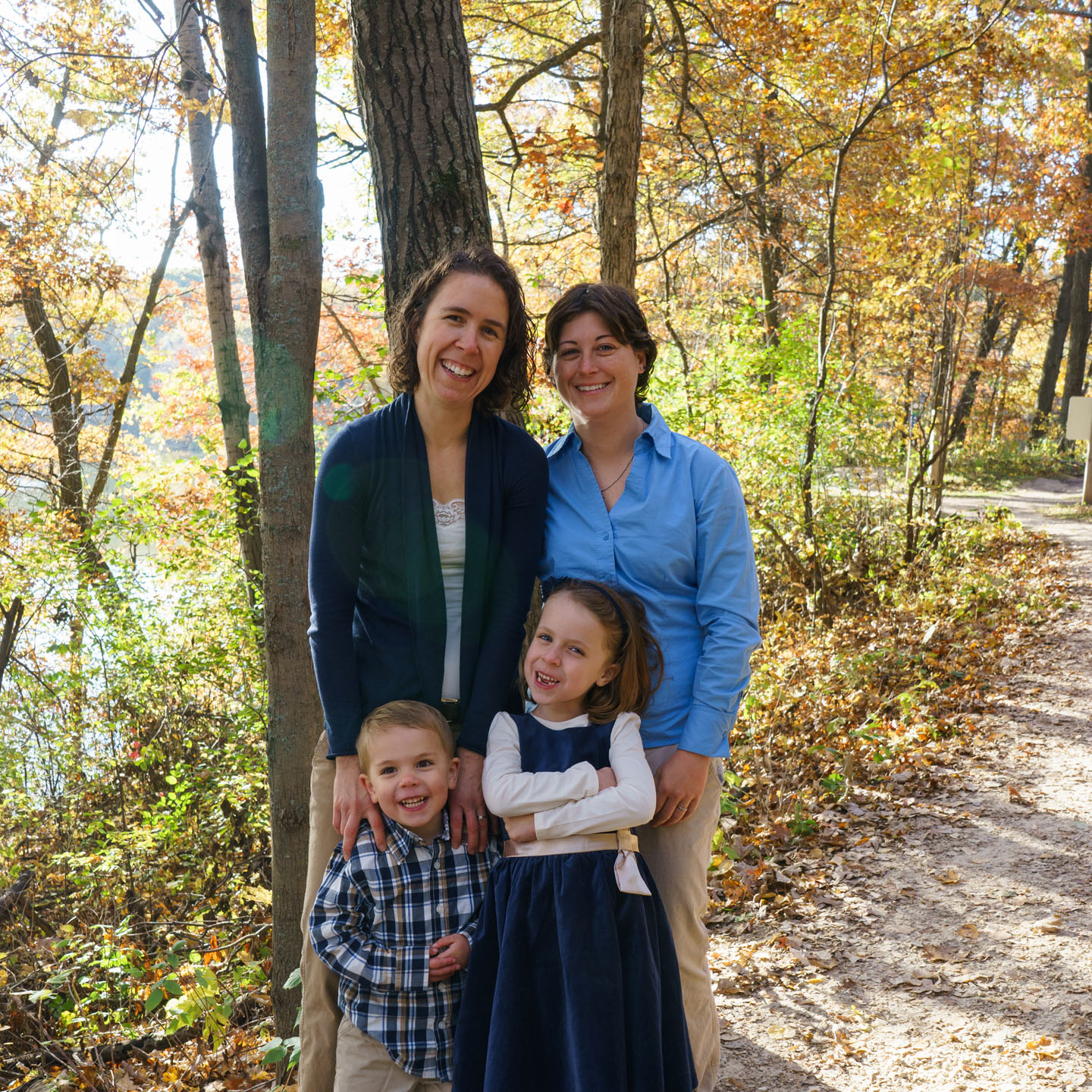 Eagan Family Photography - forest path portrait