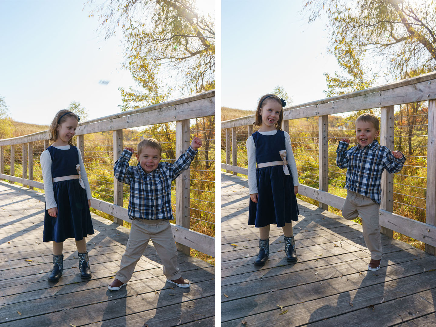 Eagan Family Photography - bridge dancing