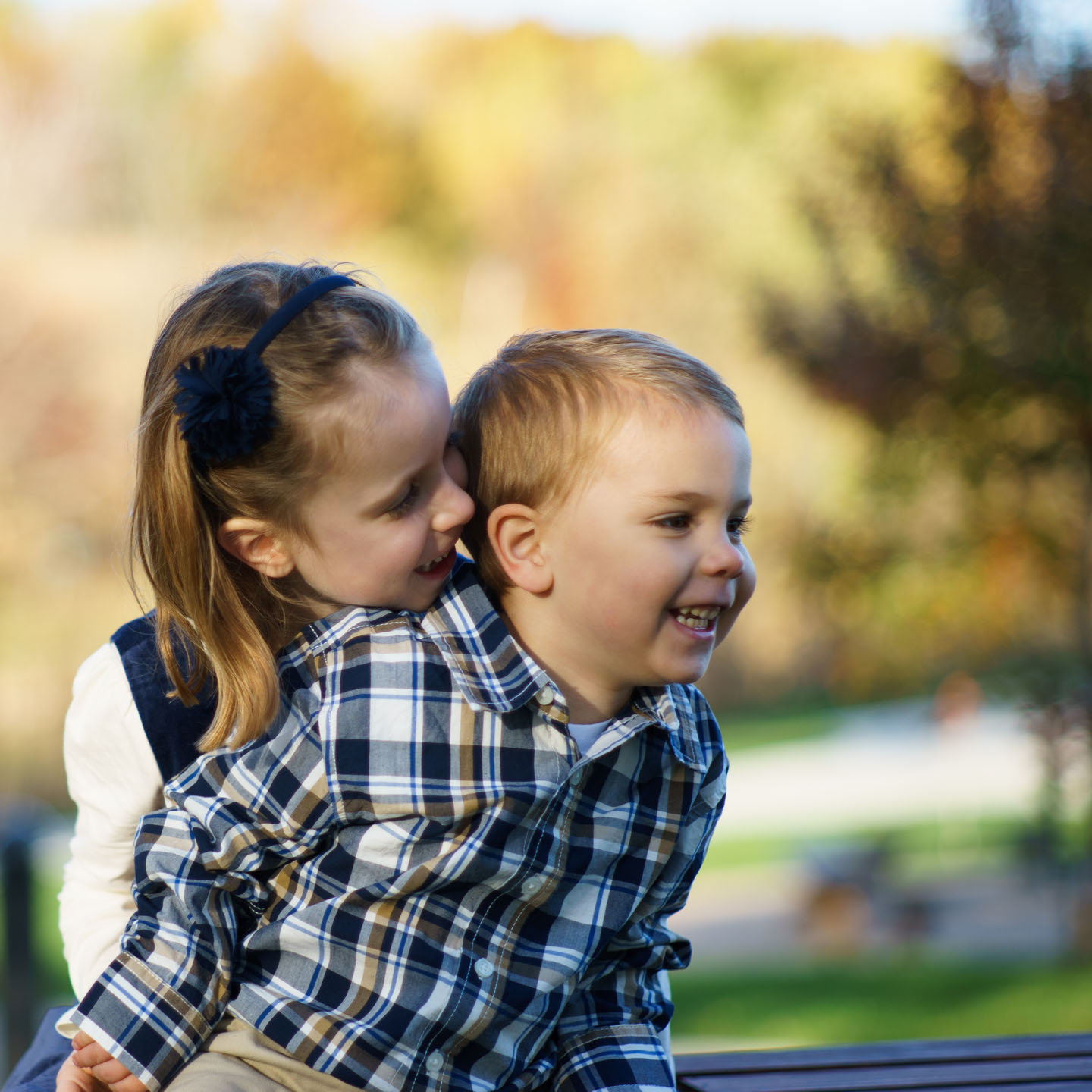Eagan Family Photography - sibling secrets