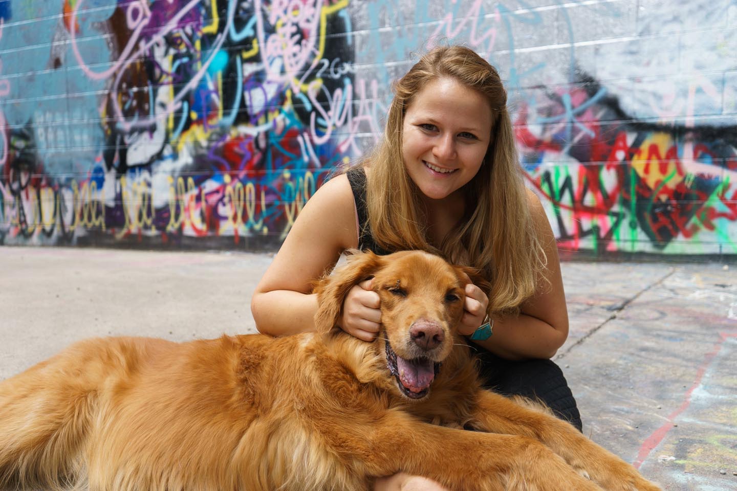 Graffiti Alley Urban Dog Photography